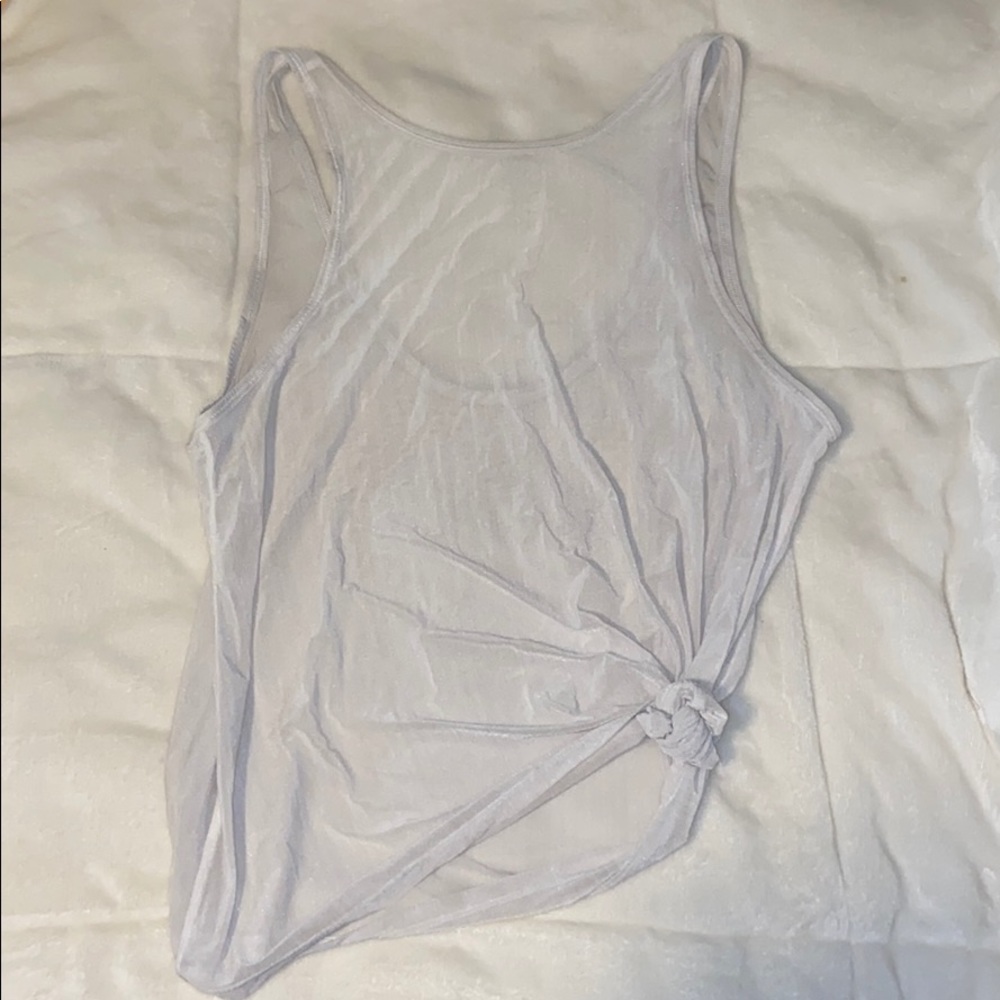 Sheer White Lululemon Tank